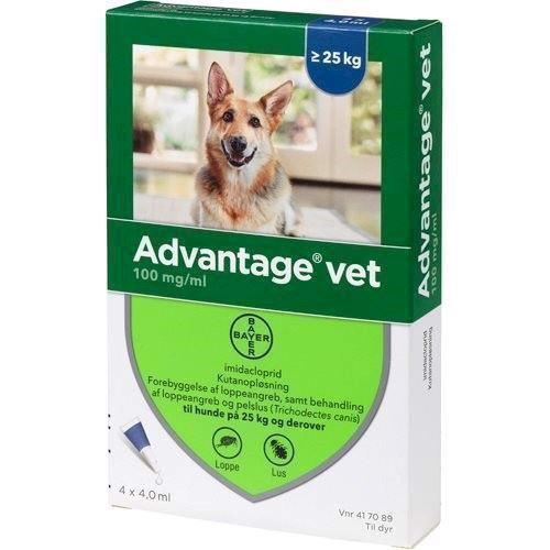 Advantage Vet Loppemiddel Til Hunde Over 25 Kg Ml
