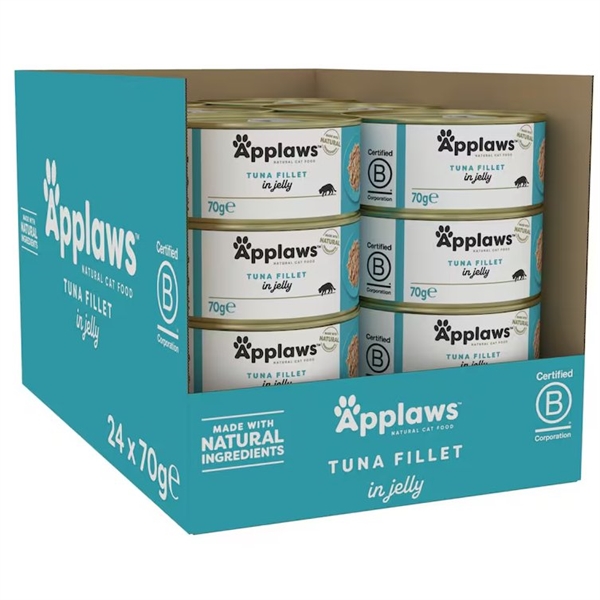 Applaws Cat Dåsemad Tuna Fillet In Jelly 24 70g