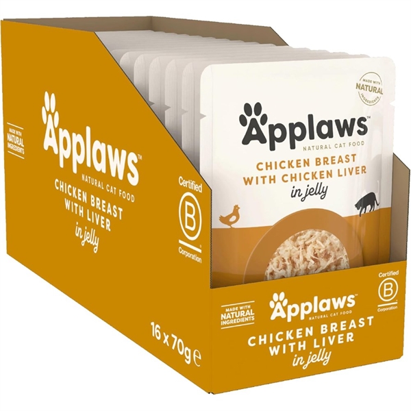 Applaws Cat Pouch Chicken Breast With Liver Jelly 16 Pouches