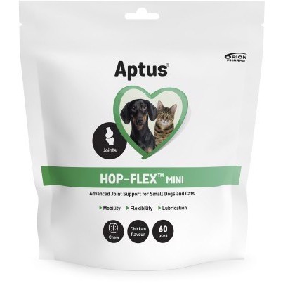 Aptus Hop-flex Mini Tyggetabletter Med Grønlæbet Musling 60 Stk