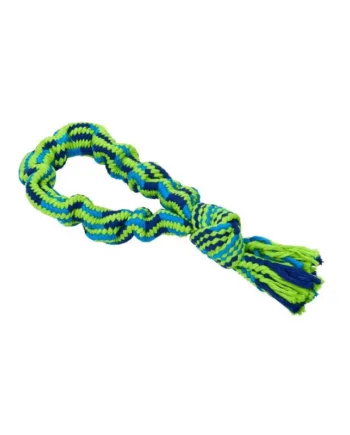 Buster Colour Bungee Rope Single Knot  Blå Lime  33 Cm