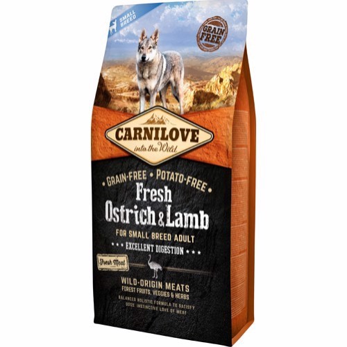 Carnilove Adult Small Breed Ostrich Lamb Kg