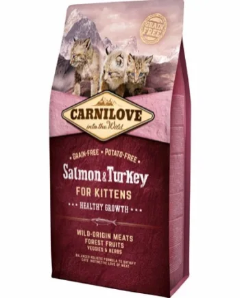 Carnilove Cat Kitten Salmon   Turkey    Kg