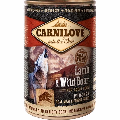 Carnilove Dåsemad Lamb Wild Boar 400g