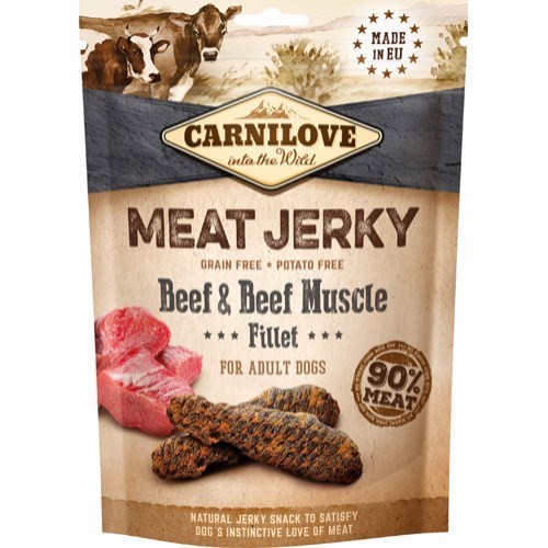 Carnilove Meat Jerky Oksefillet 100g