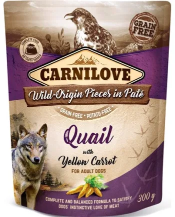 Carnilove Pouch Pate Med Vagtel  300g