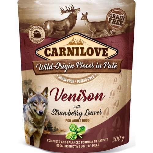 Carnilove Pouch Pate Med Vildt 300g