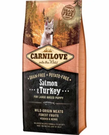 Carnilove Puppy Large Breed Salmon   Turkey  12 Kg