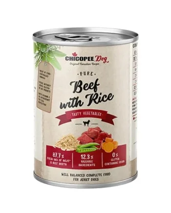 Chicopee Dog Pure Beef   Rice  400g