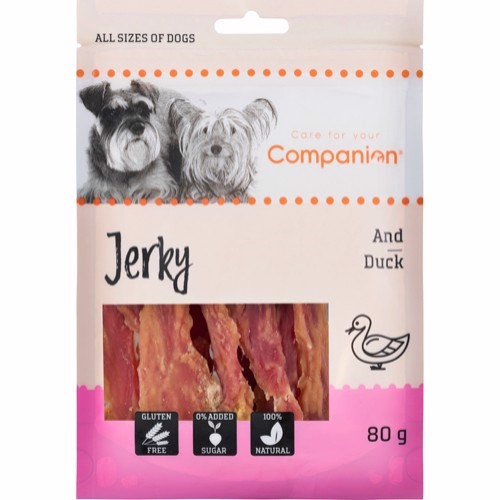 Companion Duck Jerky Stripes 80g