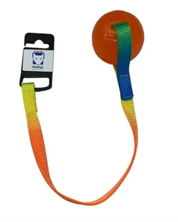 Fenriz Flydebold Med Snor  Orange  ø6 Cm