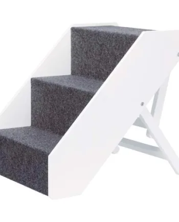 Foldbar Trappe   Træ Til Hunde  40   67 Cm