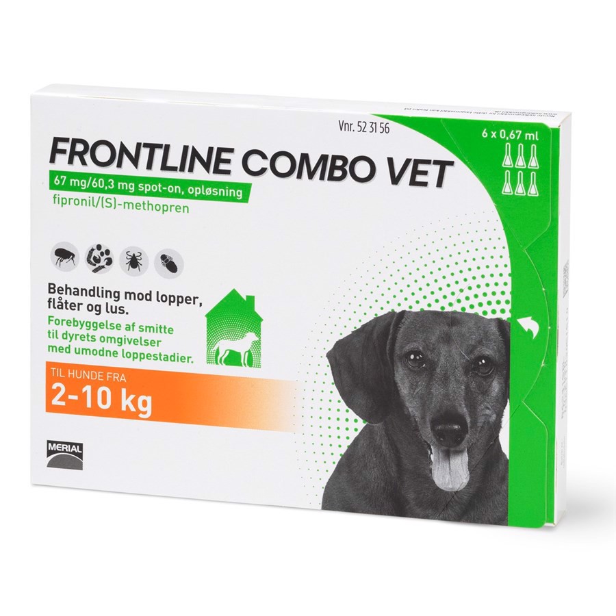 Frontline Combo Til Hunde -10 Kg Bonuspakke Stk