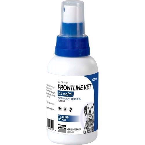 Frontline Spray Mod Lopper Og Flåter 100 Ml
