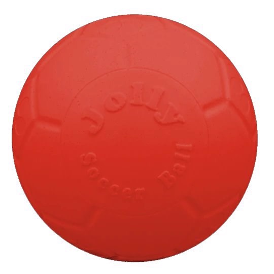 Jolly Soccer Ball Punkterfri Hundebold Rød 20 Cm