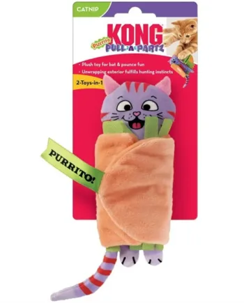 Kong Pull- -partz Purrito  Bamse