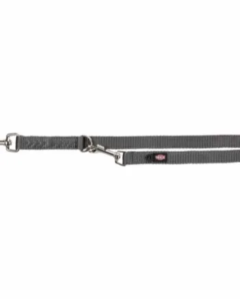 Kraftig Nylon Dressurline  Grafit    Meter  20 Mm