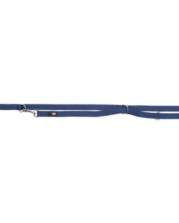 Kraftig Nylon Dressurline  Indigo    Meter  20 Mm