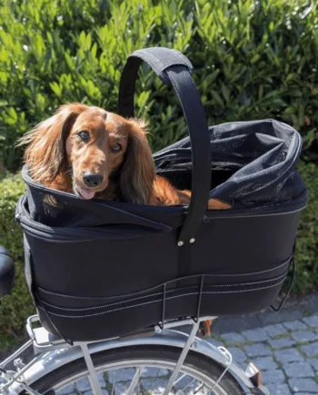 Lang Cykelkurv Til Brede Bagagebærer  Til Hunde Op Til   Kg