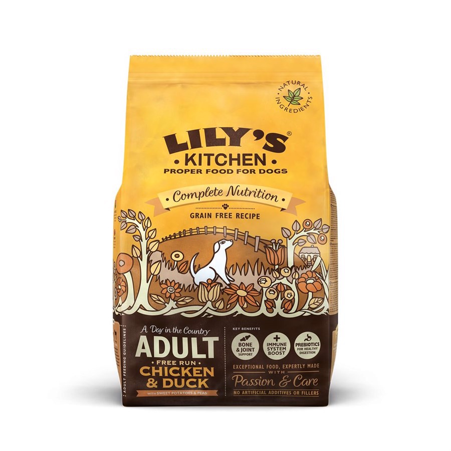 Lilys Kitchen Tørfoder Adult Chicken Duck Kg