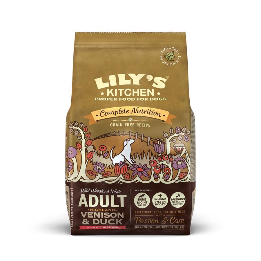 Lilys Kitchen Tørfoder Adult Venison Duck Kg