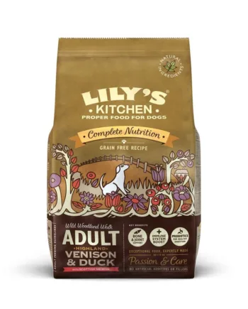 Lilys Kitchen Tørfoder Adult Venison   Duck      Kg
