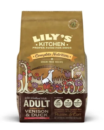 Lilys Kitchen Tørfoder Adult Venison   Duck    Kg