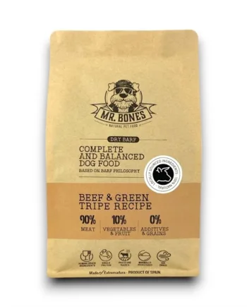 Mr  Bones Dry Barf Beef With Green Tripe Recipe    Kg