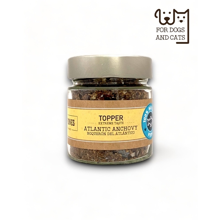 Mr Bones Toppers Atlantic Anchovie 100g