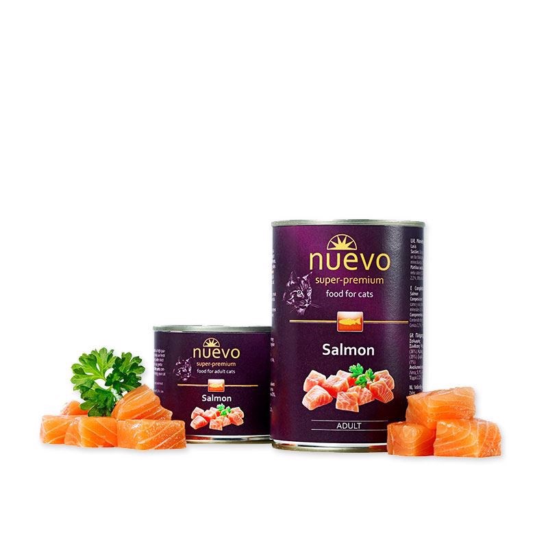 Nuevo Vådfoder Kat Salmon 400g