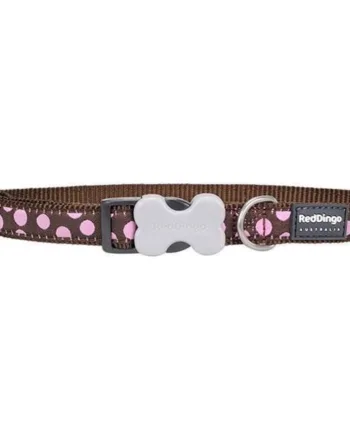 Red Dingo Halsbånd  Pink Spot  20-32 Cm