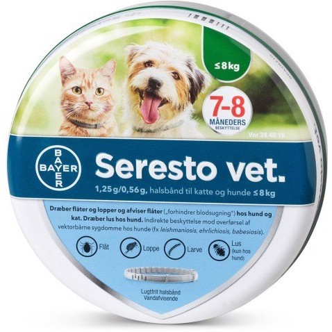 Seresto Vet Loppehalsbånd Til Hunde Under Kg