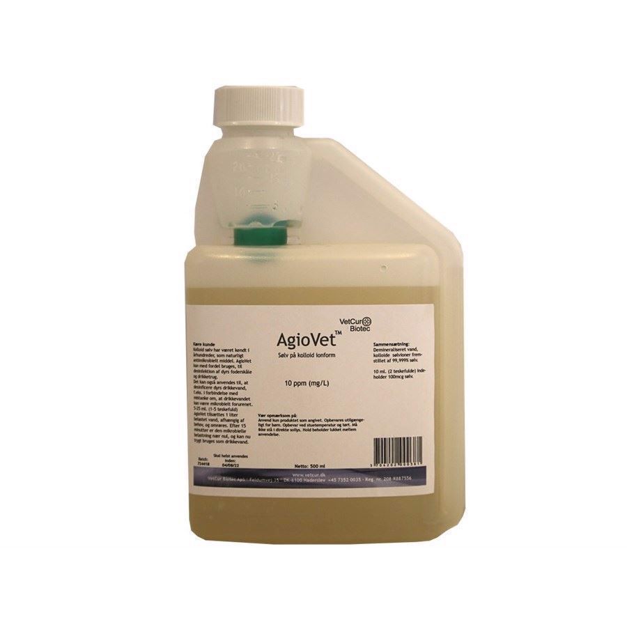 Vetcur Agiovet Sølvvand Desinfektion 500 Ml