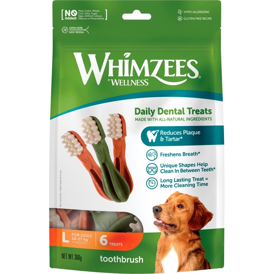Whimzees Toothbrush Star Stk 360g