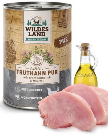 Wildes Land Pur Kalkun Dåsemad  400g
