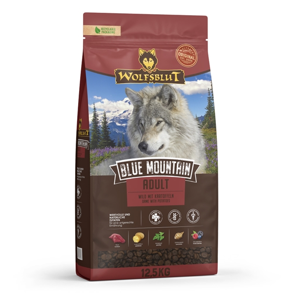 Wolfsblut Blue Mountain Adult Med Råvildt 12 Kg