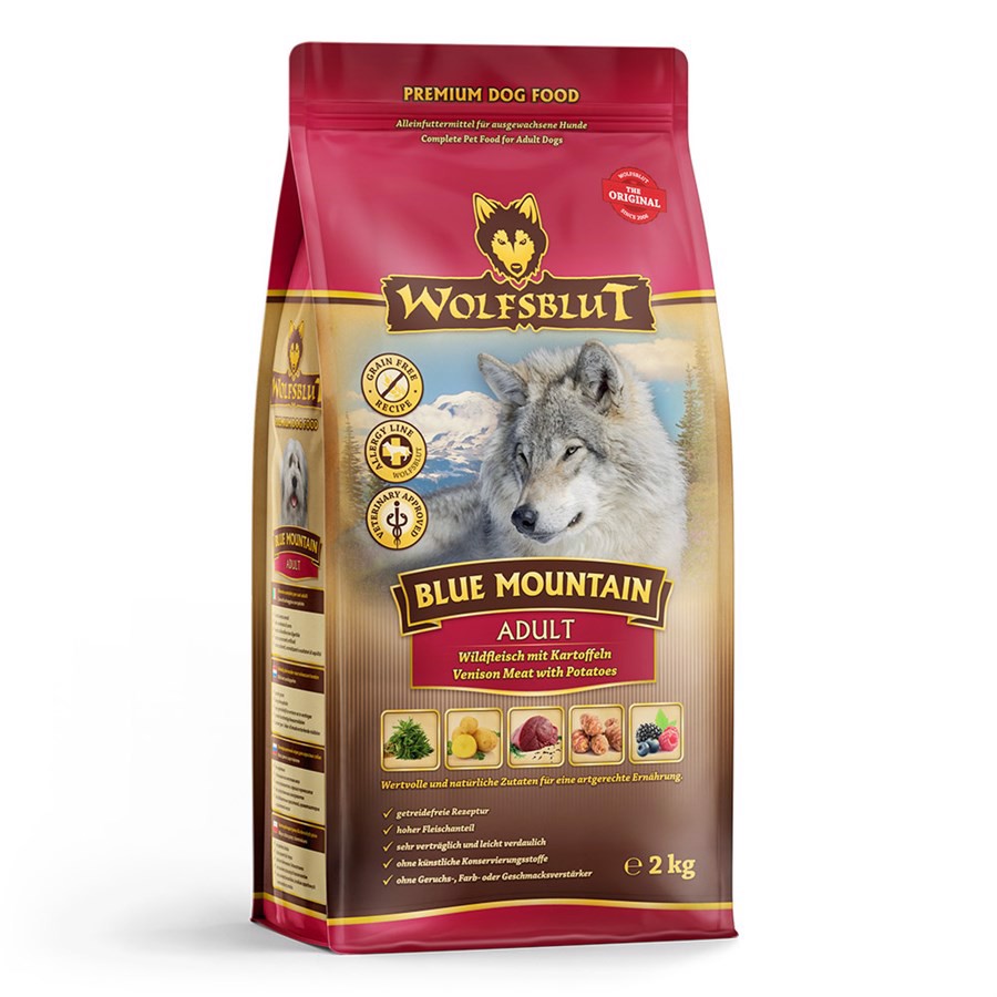 Wolfsblut Blue Mountain Adult Med Råvildt Kg