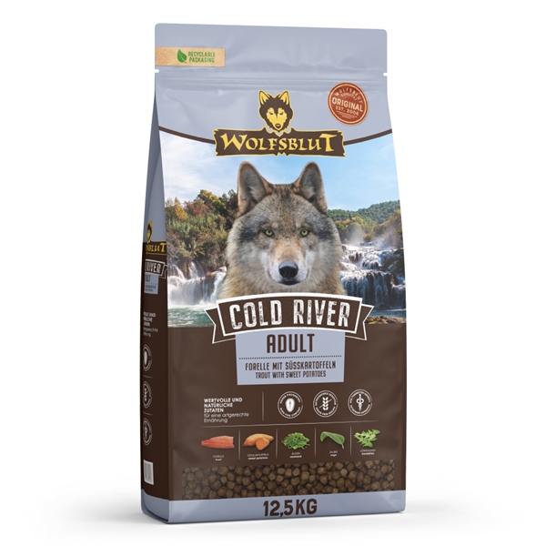 Wolfsblut Cold River Adult Med Fisk 12 Kg