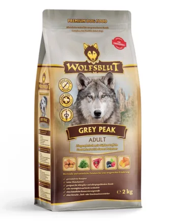 Wolfsblut Grey Peak Adult Med Ged   Hest    Kg