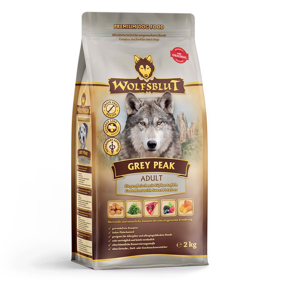Wolfsblut Grey Peak Adult Med Ged Hest Kg