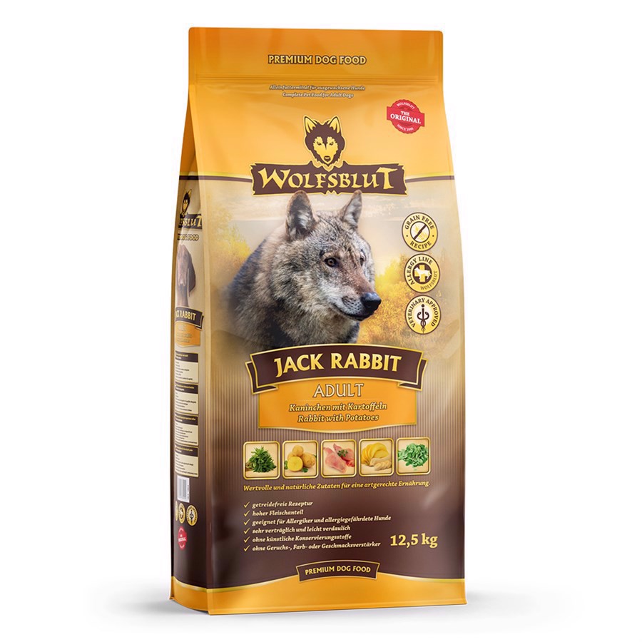 Wolfsblut Jack Rabbit Adult Med Kanin 12 Kg