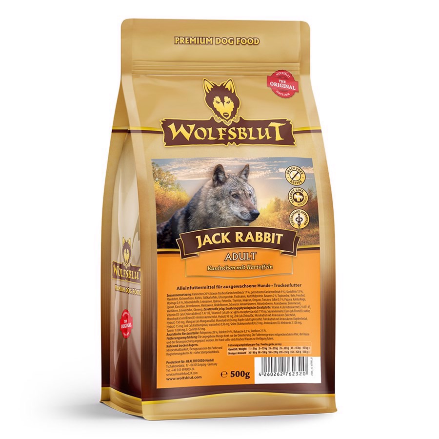 Wolfsblut Jack Rabbit Adult Smagsprøve 400g