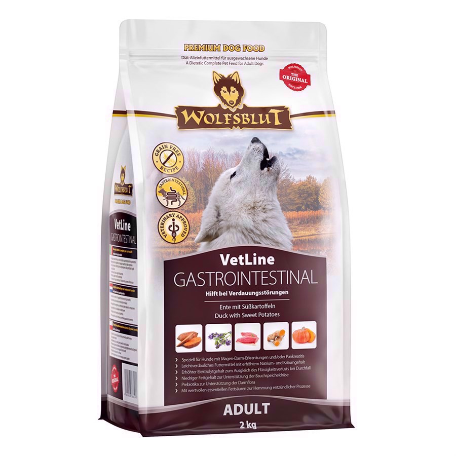 Wolfsblut Vetline Gastrointestinal Mod Mave- Og Fordøjelsesproblemer Kg