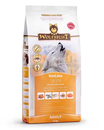 Wolfsblut Vetline Skin   Coat Mod Hud- Og Pelsproblemer  12 Kg