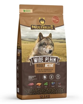 Wolfsblut Wide  Plain Active Adult  Med Hest  12   Kg