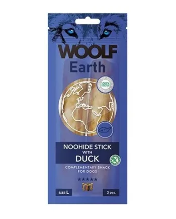 Woolf Earth Noohide Sticks    Stk Large  Duck