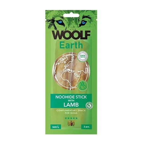 Woolf Earth Noohide Sticks Stk Large Lamb
