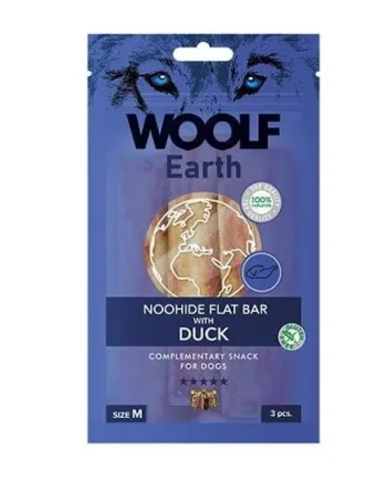 Woolf Earth Noohide Sticks    Stk Medium  Duck