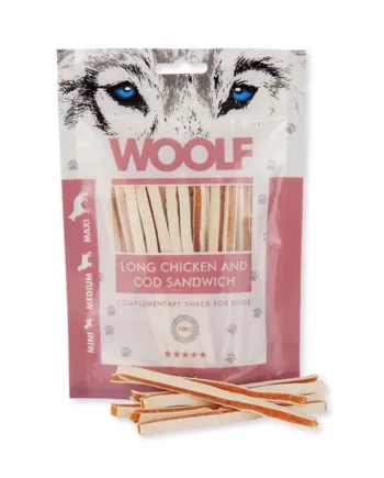 Woolf Long Chicken And Cod Sandwish