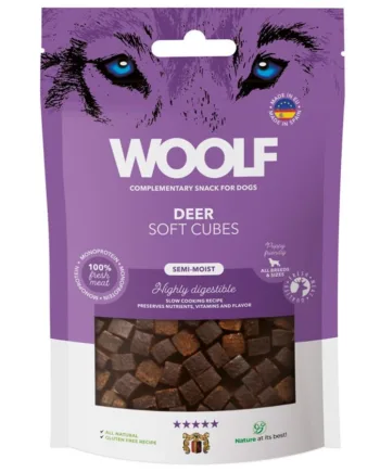 Woolf Soft Cubes Deer  100g